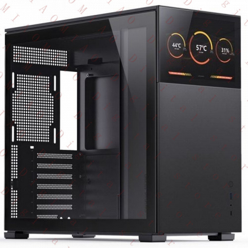 Atx Case - Корпус Jonsbo D41 Screen ATX, закаленное