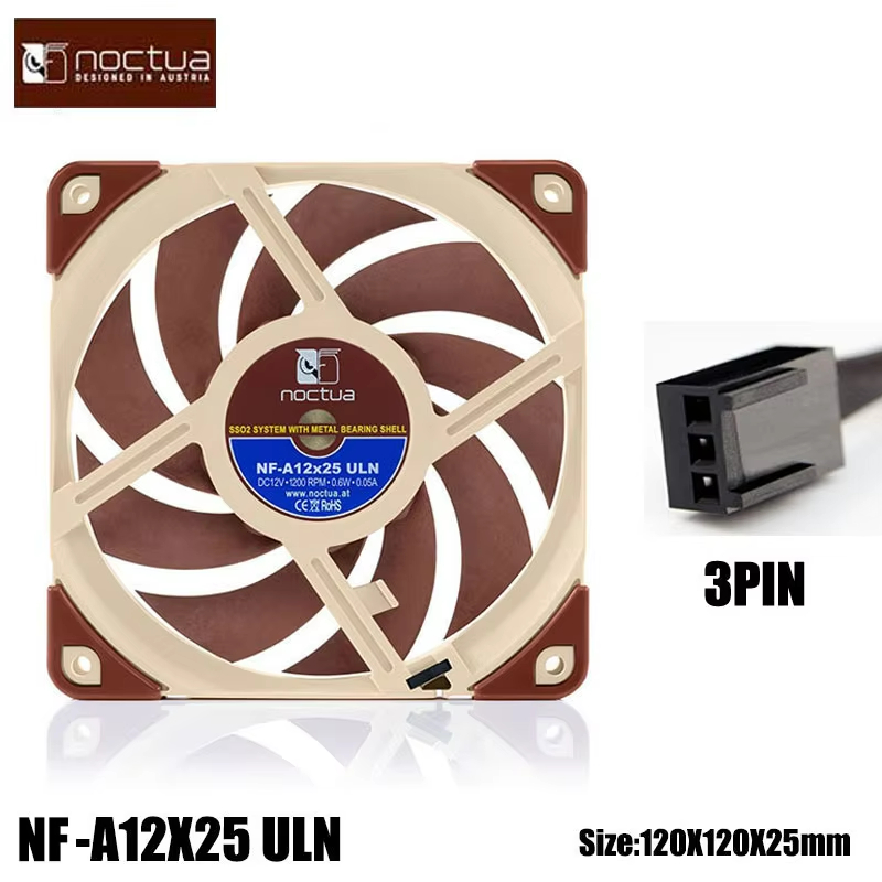Noctua NF-A12x25 ШИМ 12 СМ Кор – обзор и цена Case Fan Controller